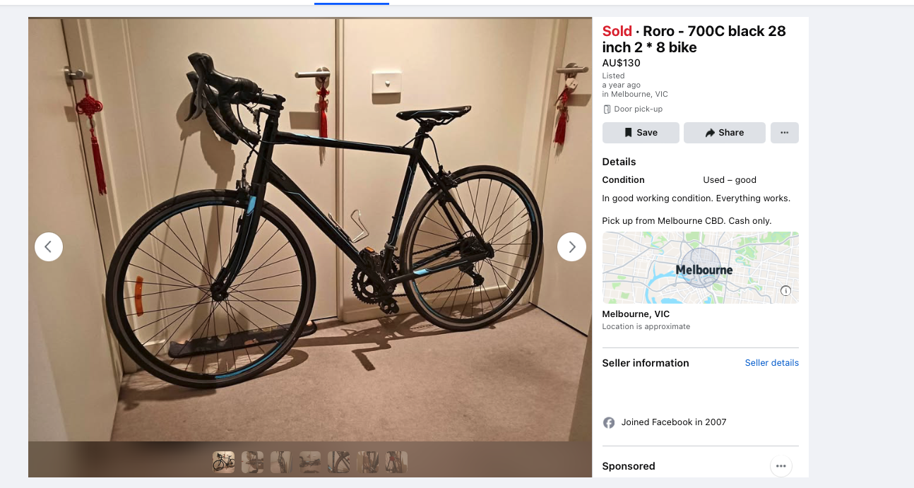 Aldi bike that was mid identified