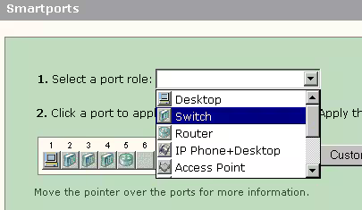 Cisco smartport configuration web interface - cisco express