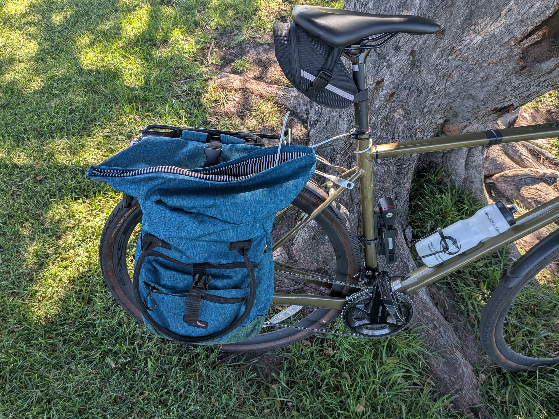 Pannier bag on my bike